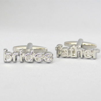 Father Of The Bride Cufflinks, 2 of 6