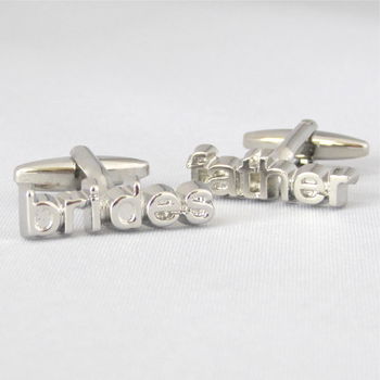 Father Of The Bride Cufflinks, 3 of 6