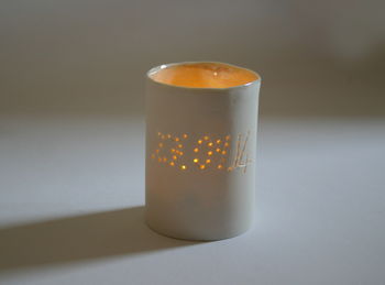 Personalised Tea Light Holder With Wedding Date, 2 of 5