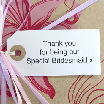 'Thank You Bridesmaid' Gift Tag, 2 of 3