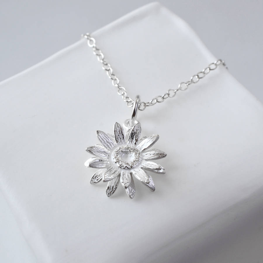 Sterling Silver Daisy Pendant By Martha Jackson Sterling Silver ...