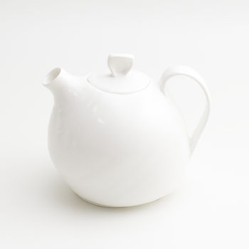 Bone China Organic Teapot, 3 of 5