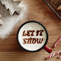 Personalised Christmas Motto Hot Chocolate Stencil, thumbnail 2 of 3
