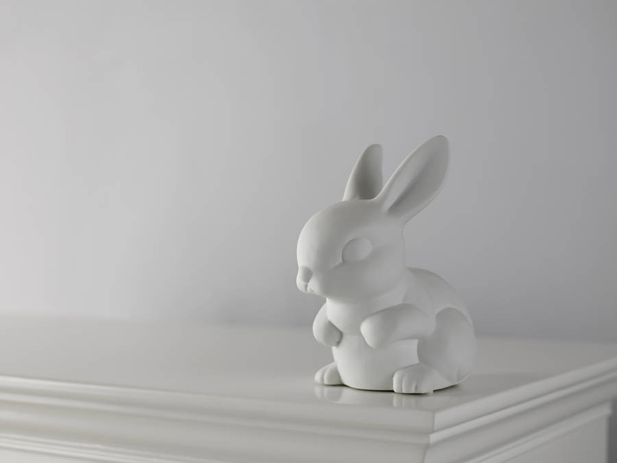 Ceramic Bunny Night Light, 1 of 6
