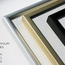 gold leaf typography print by house of yve | notonthehighstreet.com