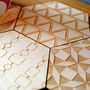 Hexagon Patchwork, Geometric Drinks Coasters, thumbnail 6 of 6