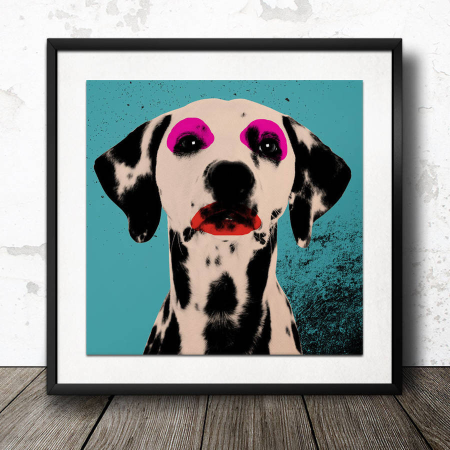 Enjoy print. Pop Dog. Dog popart плакат. Pop Dog CS. Постер 672 "Pop Dog" 60х41 см.