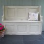Three Seater Monks' Bench Hand Painted In Any Colour, thumbnail 3 of 9