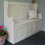 Three Seater Monks' Bench Hand Painted In Any Colour, thumbnail 1 of 9