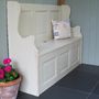 Three Seater Monks' Bench Hand Painted In Any Colour, thumbnail 2 of 9