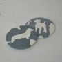 Dogs Fabric Compact Mirror, thumbnail 3 of 4