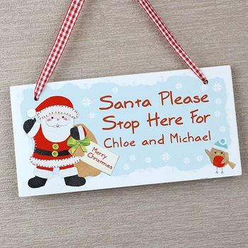 Santa Please Stop Here For… Sign, 2 of 4