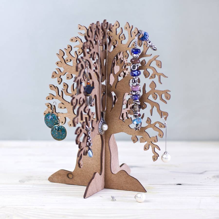 Wire tree hot sale jewelry holder