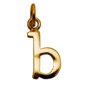 Selection Of Gold Plated Letter Charms, 5 of 12