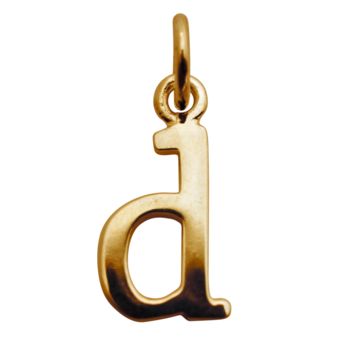 Selection Of Gold Plated Letter Charms, 7 of 12