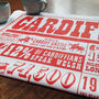 Cardiff Facts Tea Towel, thumbnail 1 of 3