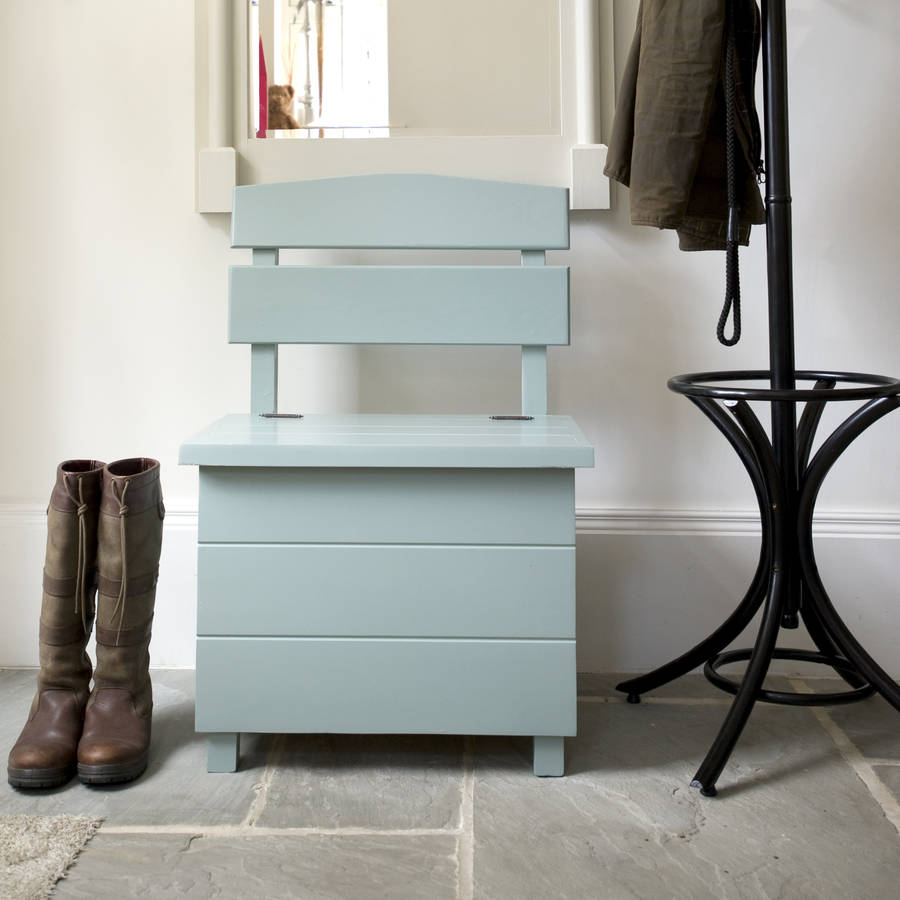 Pine Storage Bench Single Seat By The Orchard Notonthehighstreet Com   Original Heart Hall Storage Bench Single Seat 