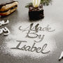 Personalised 'Made By' Baking Stencil, thumbnail 3 of 7