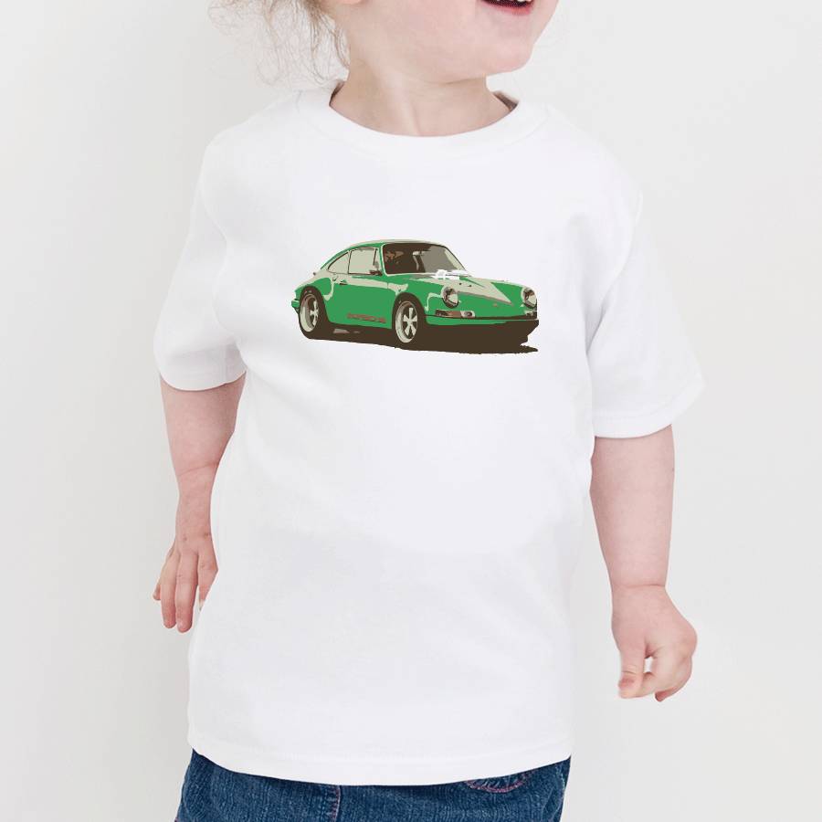 Childrens Retro Style Porsche T Shirt By Yeah Boo | notonthehighstreet.com