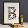 Personalised Place Letter Print, thumbnail 1 of 5