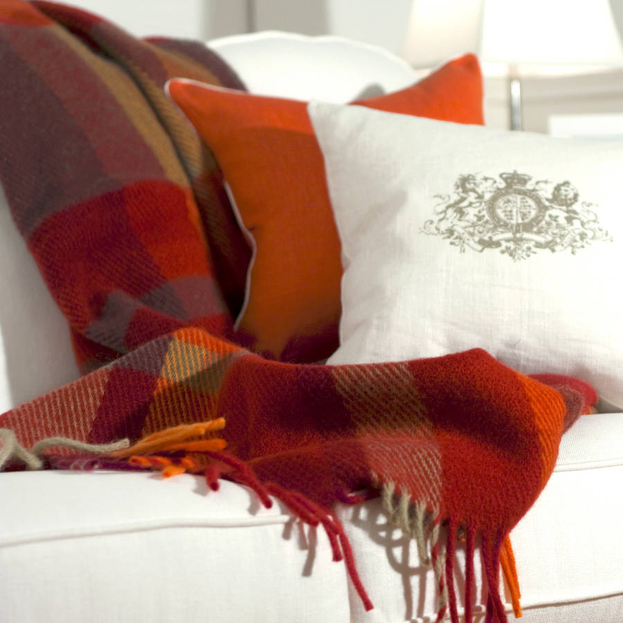 Patterned Wool Throw By Jodie Byrne