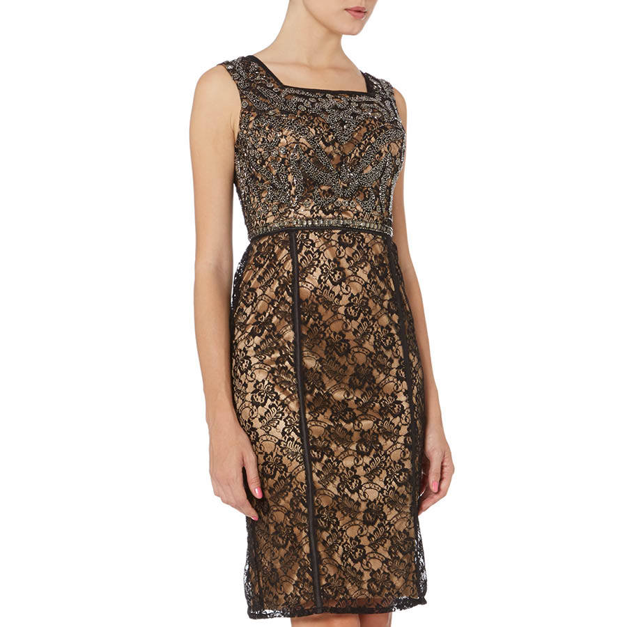 lace dress with antique beadwork by raishma | notonthehighstreet.com