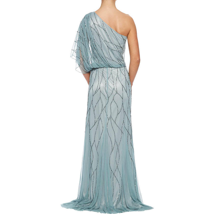 one shoulder tulle maxi dress by raishma | notonthehighstreet.com