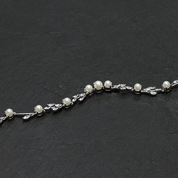 Pearl Leaf Bracelet, 6 of 8