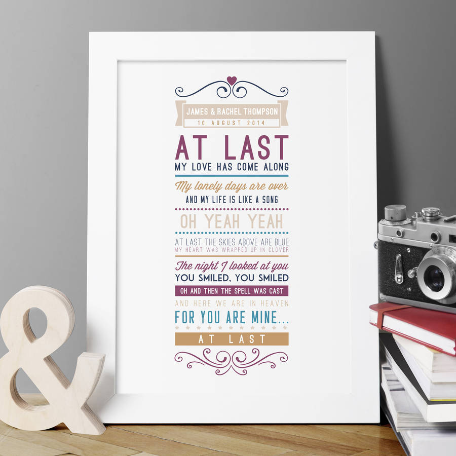 Personalised First Dance Wedding Print, 1 of 5