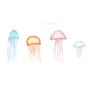 J Is For Jellyfish Print, thumbnail 2 of 2