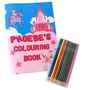 Princess And Unicorn Colouring Book And Crayon Set, thumbnail 1 of 4