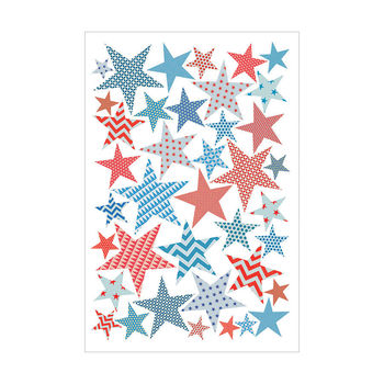 Children's Patterned Star Wall Stickers, 2 of 2