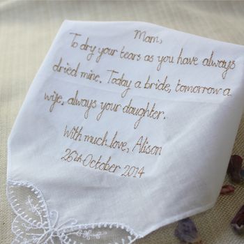 Mother Of The Bride / Groom Handkerchief, 2 of 7