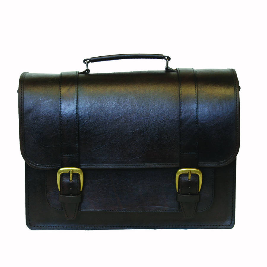 dorado leather briefcase