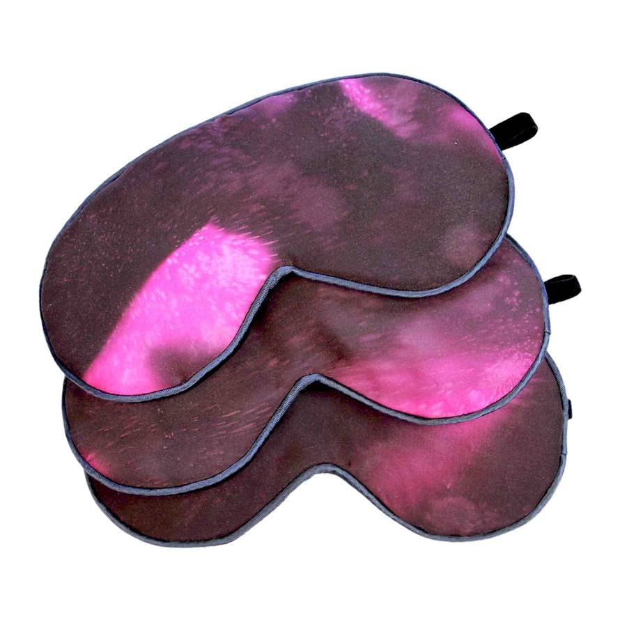 Violet Lavender Filled Silk Eye Mask By Whitehorn