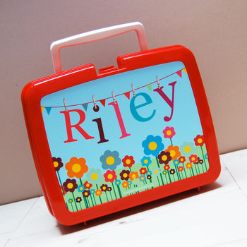 Personalised Traditional Style Flower Lunchbox, 2 of 5