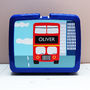 Lunch Box Red Bus Personalised, thumbnail 2 of 8
