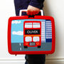 Lunch Box Red Bus Personalised, thumbnail 3 of 8