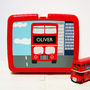 Lunch Box Red Bus Personalised, thumbnail 6 of 8