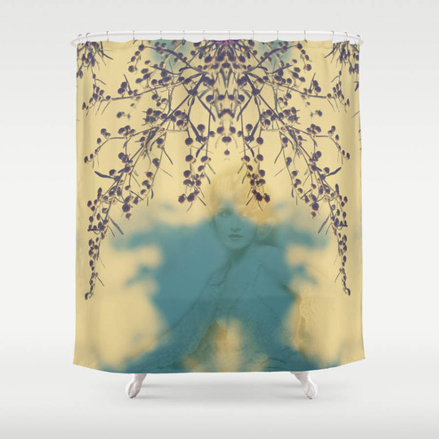 Floral Lady Fabric Shower Curtain By Ruby and B | notonthehighstreet.com