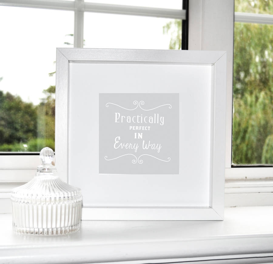 Practically Perfect Print By Leonora Hammond