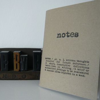 Pack Of Three Hand Printed Notebooks, 6 of 8