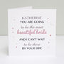 Personalised 'Beautiful Bride' Greeting Card, thumbnail 5 of 5