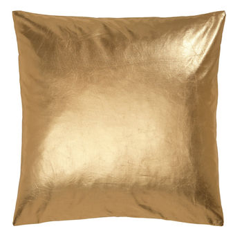 Metallic Gold Cushion By Cielshop | notonthehighstreet.com