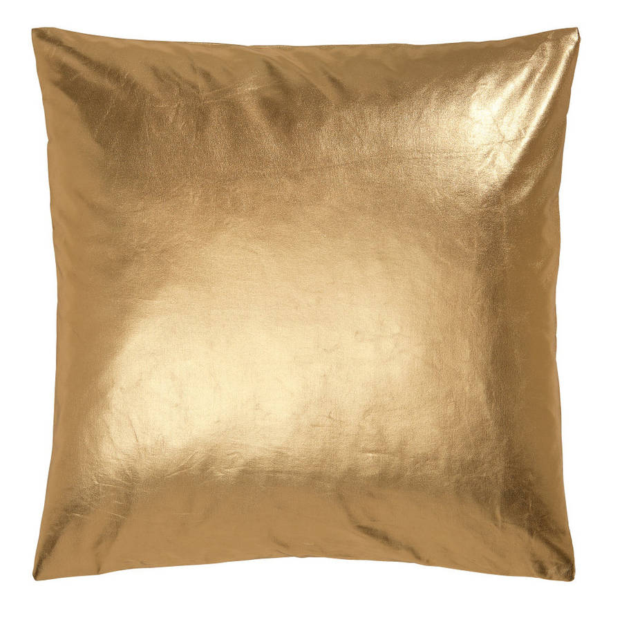 original_metallic gold cushion