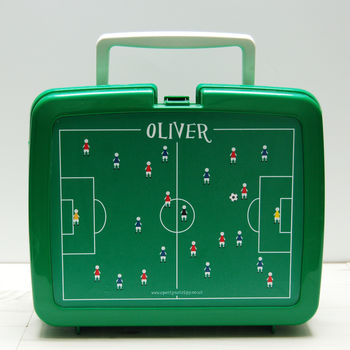 Personalised Traditional Football Lunchbox, 3 of 6