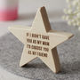 Personalised Wooden Star For Mum, thumbnail 1 of 4