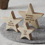 Personalised Wooden Star For Him, thumbnail 2 of 4