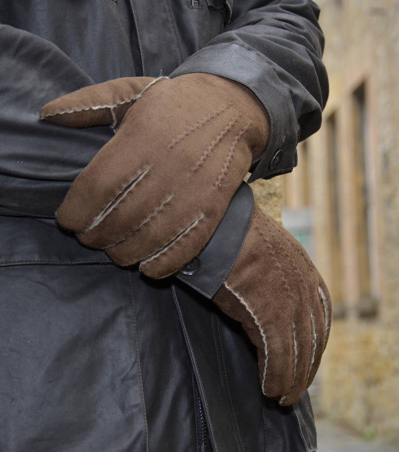 Thorne. Men's Classic Sheepskin Gloves, 1 of 7