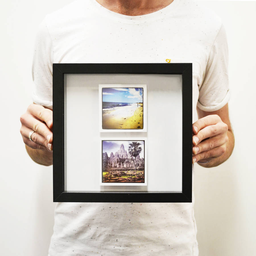 Personalised 3 D Box Framed Print By Instajunction